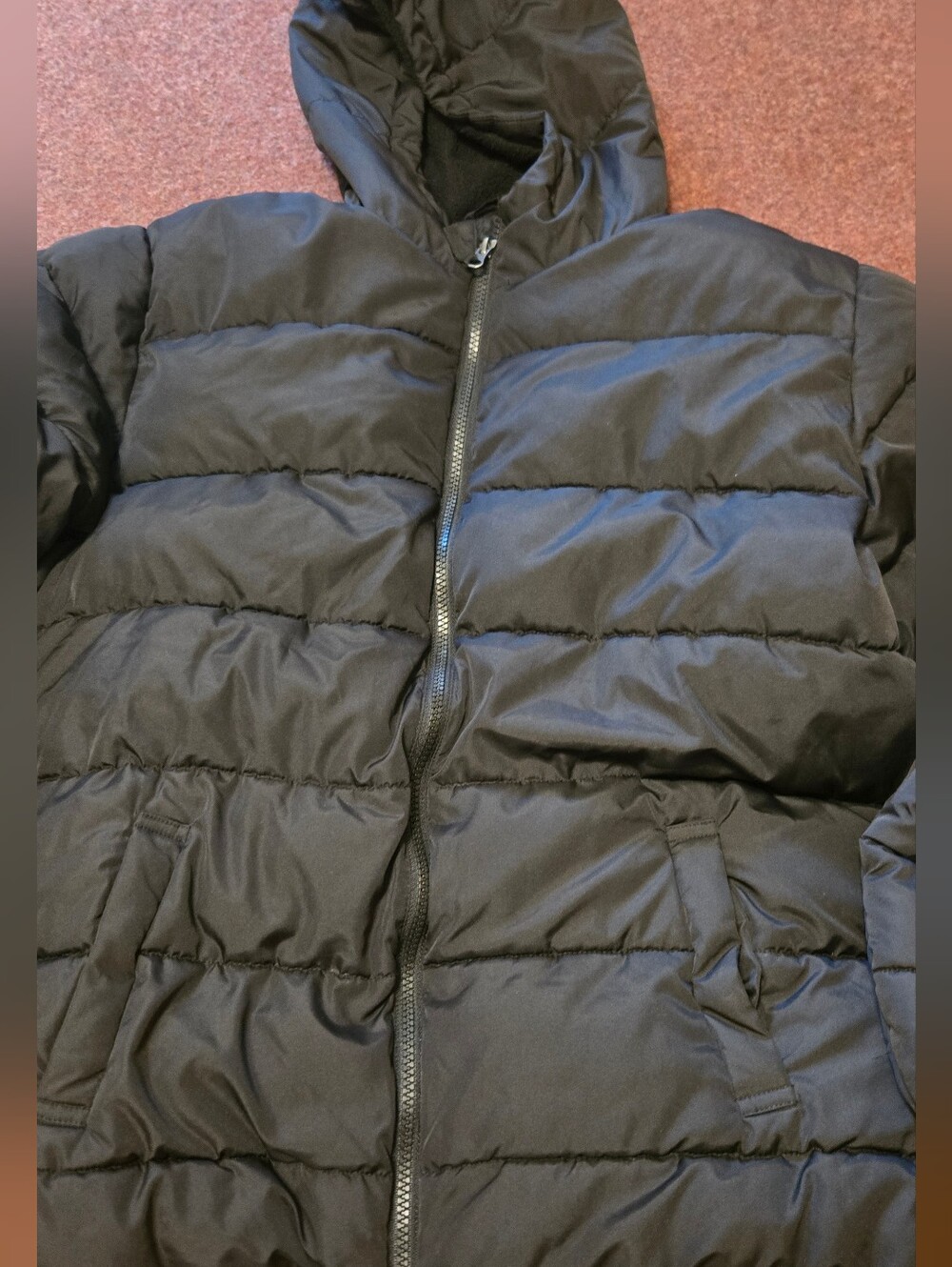 Kids' Swiss Tech Hooded Puffer Jacket Size 14/16 Husky